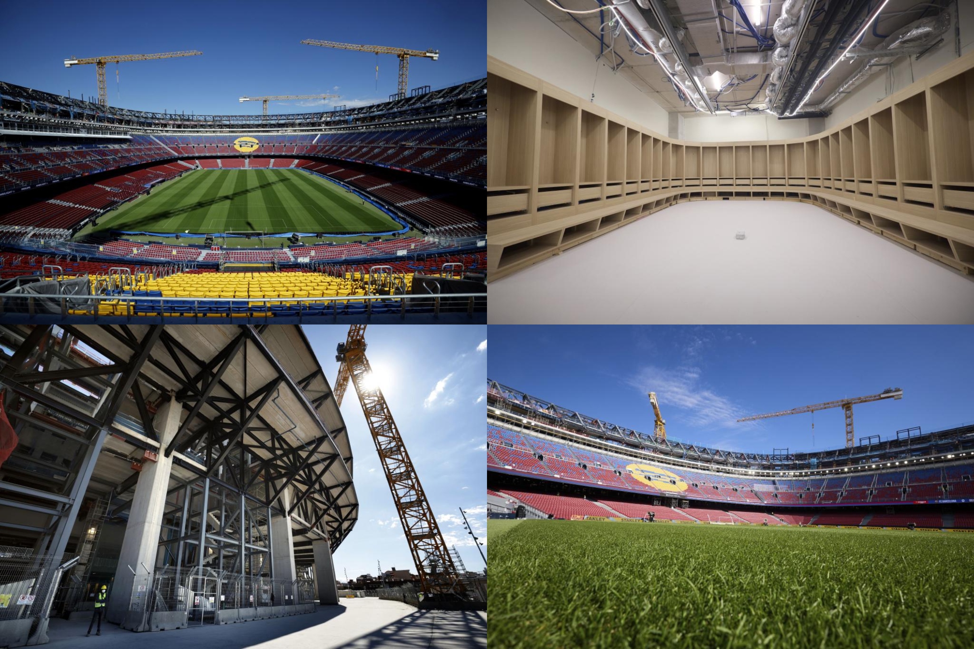 Así está el Camp Nou