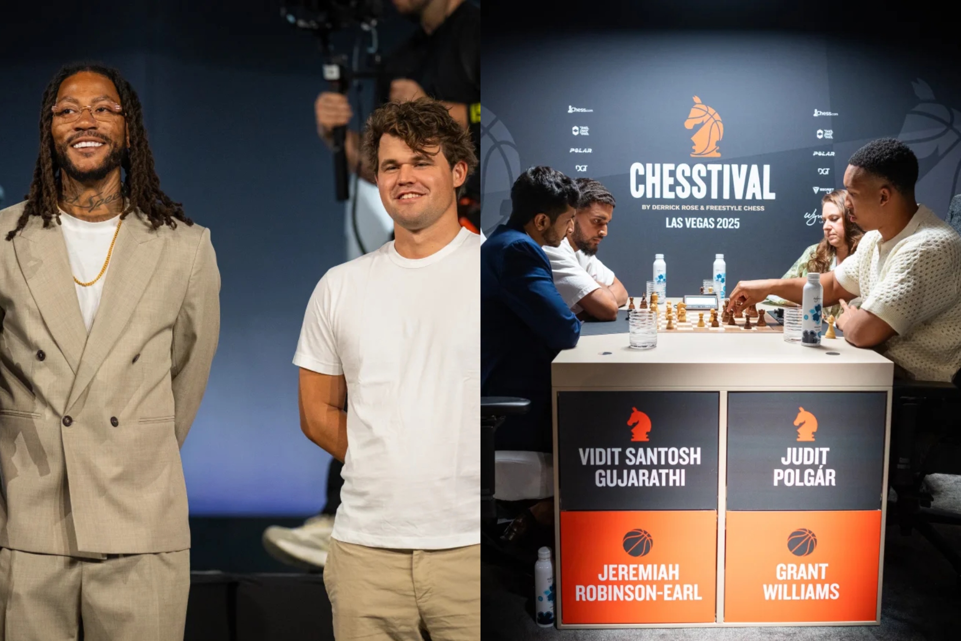 Carlsen y Rose y una partida del festival