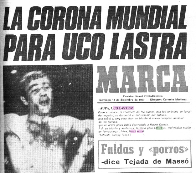 La victoria de Lastra en MARCA