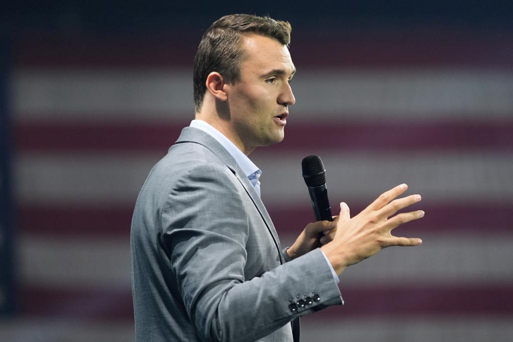 El activista político asesinado Charlie Kirk.