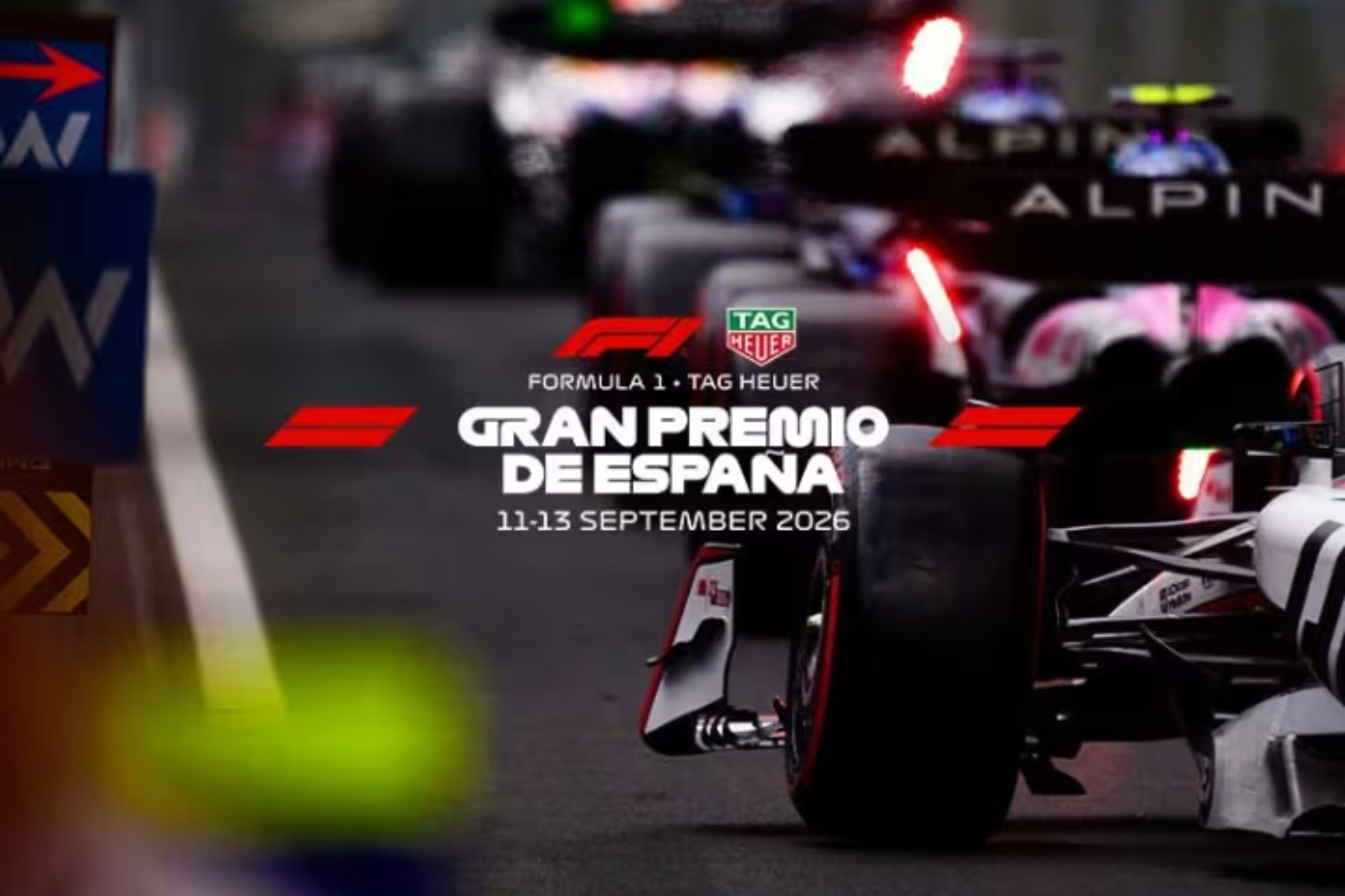 Cartel promocional del GP de España.