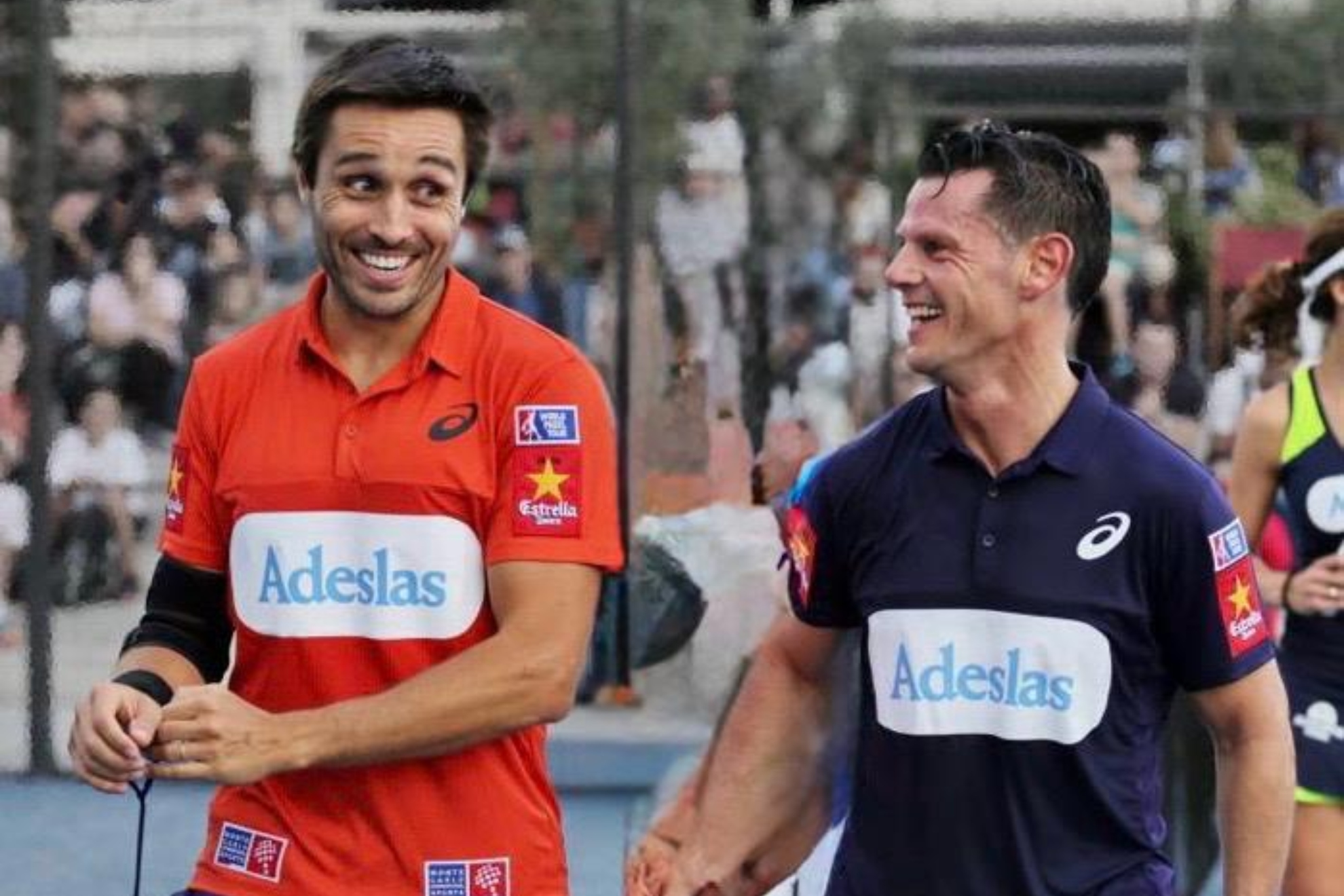 Carlos Hernández, junto a Fernando Belasteguín.