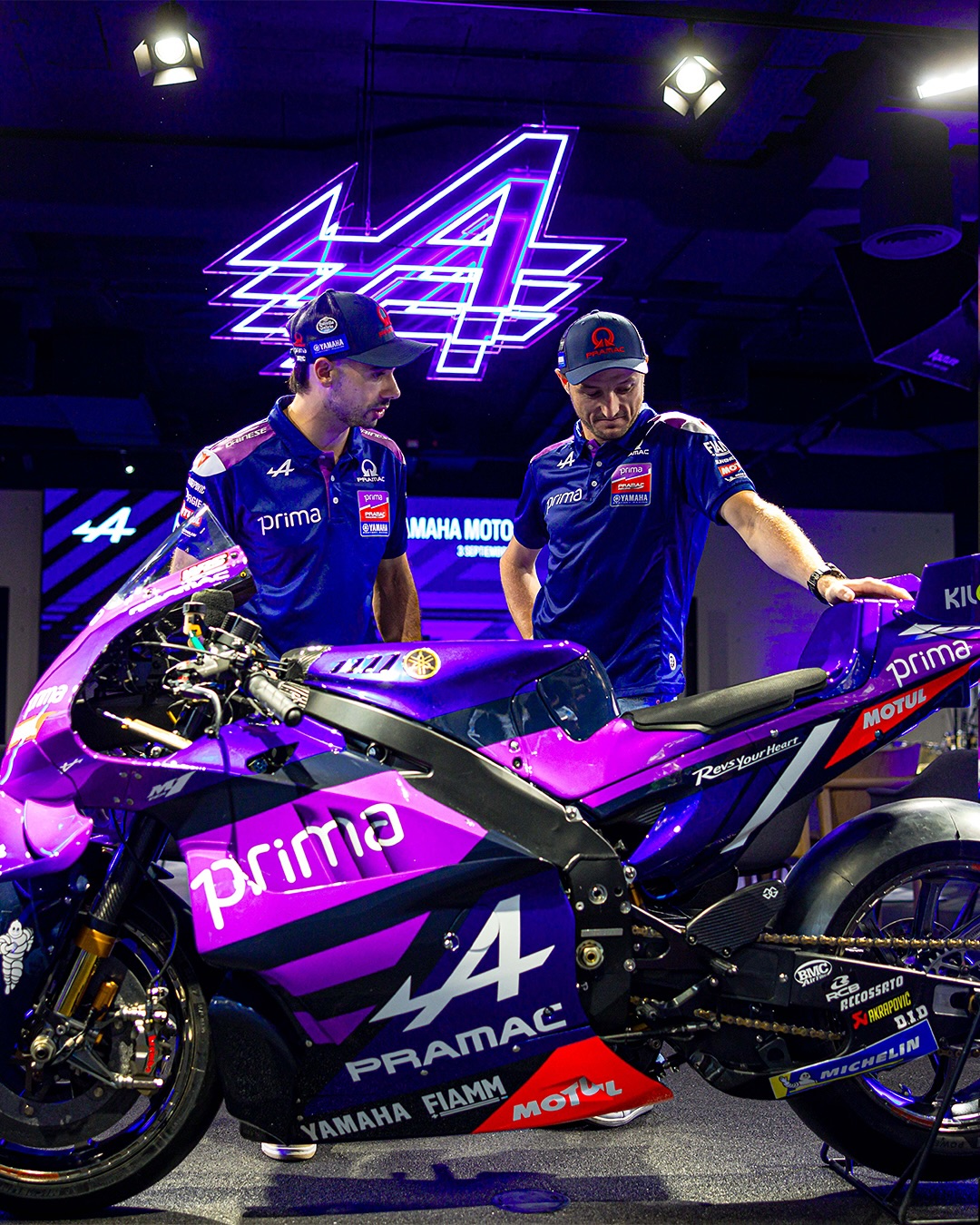 Oliveira y Miller, con la Yamaha del Prima Pramac.