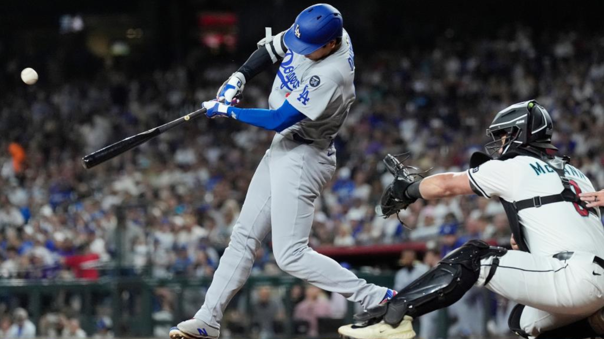 Home run número 54 de Ohtani con los Dodgers esta temporada