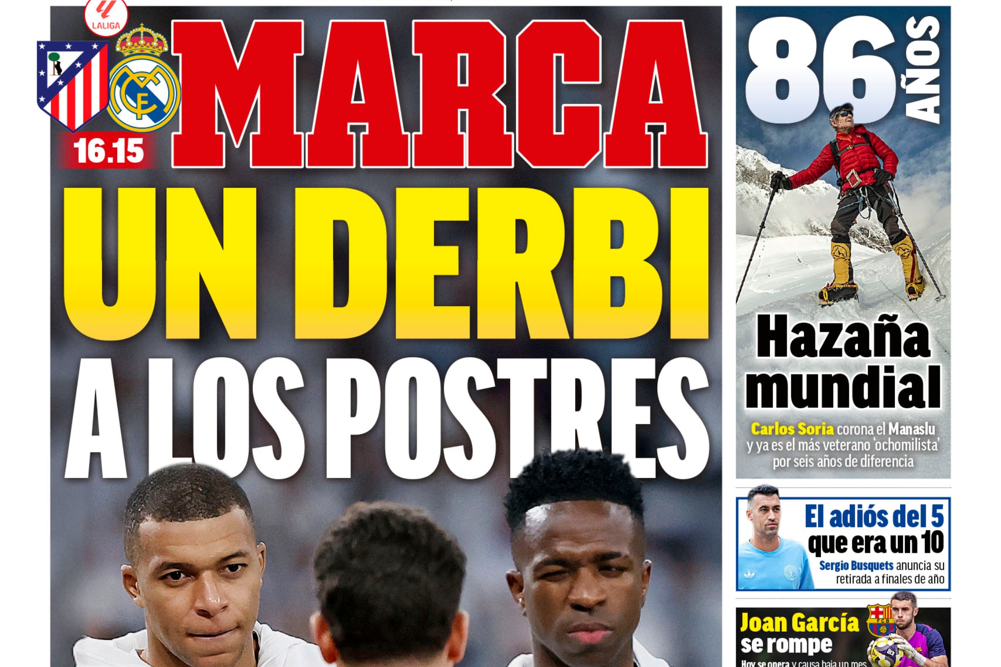 Un derbi a los postres