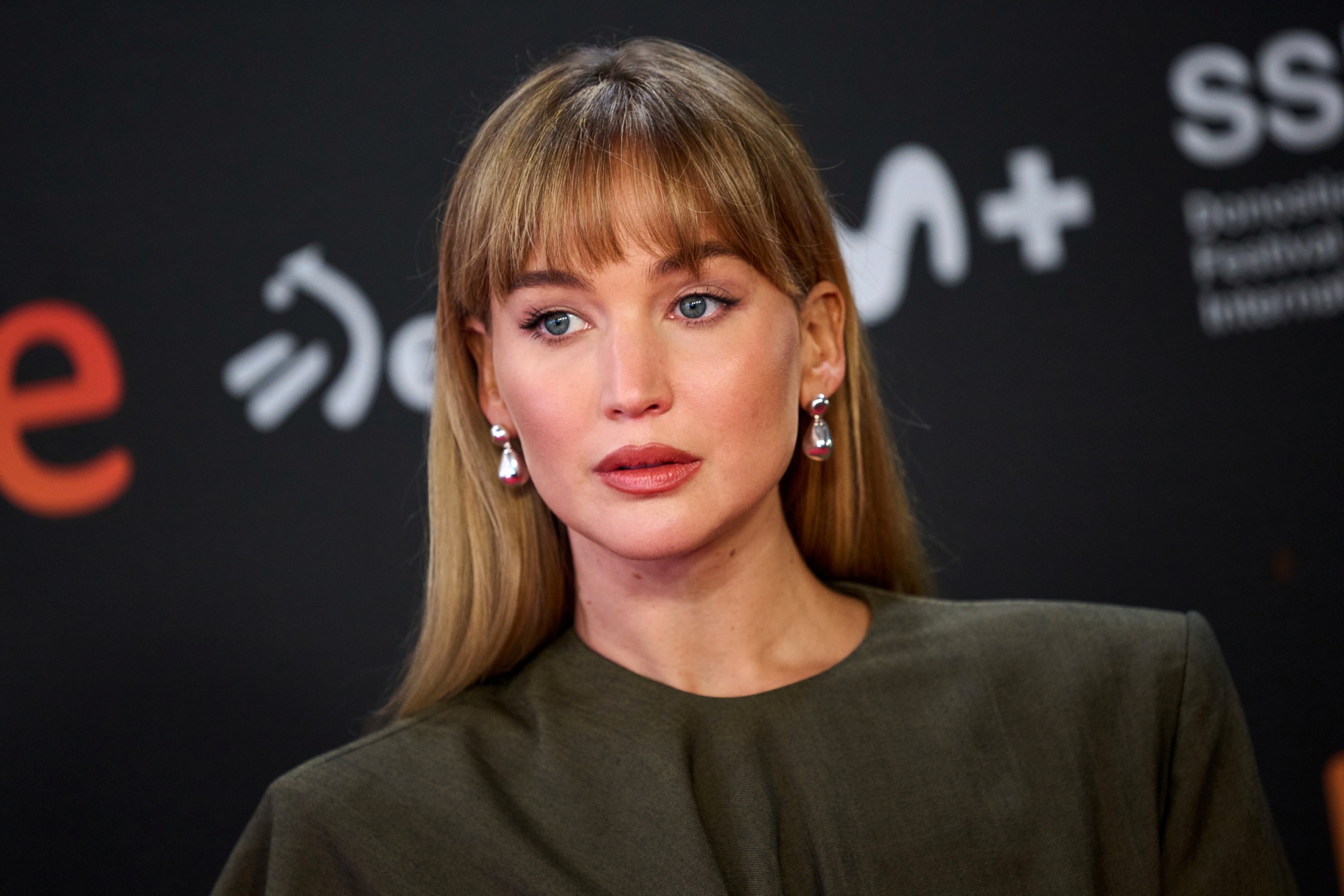 Jennifer Lawrence en la gala de los Premios Donostia para recibir el premio honorífico