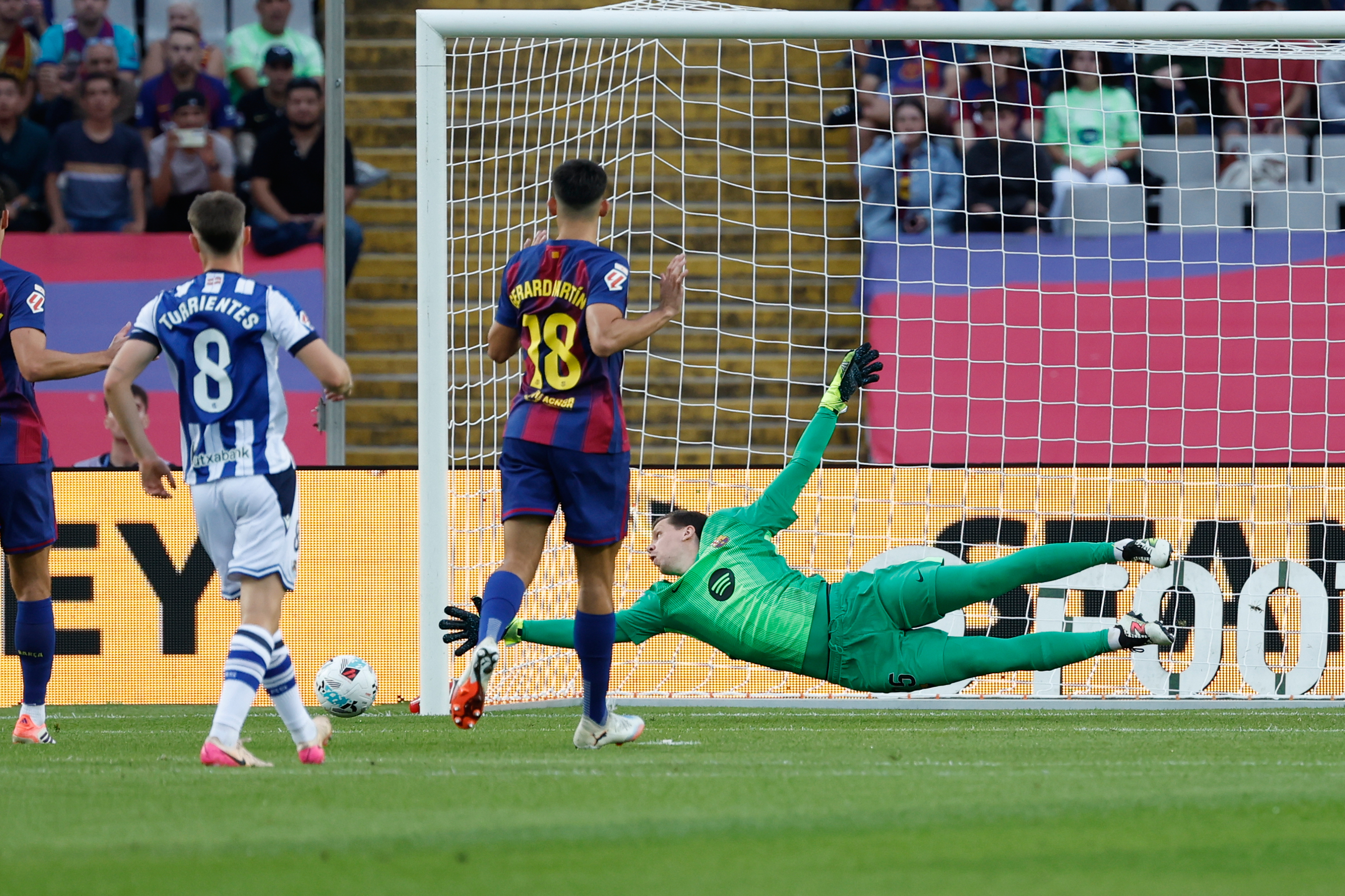 Szczesny, en el partido ante la Real.