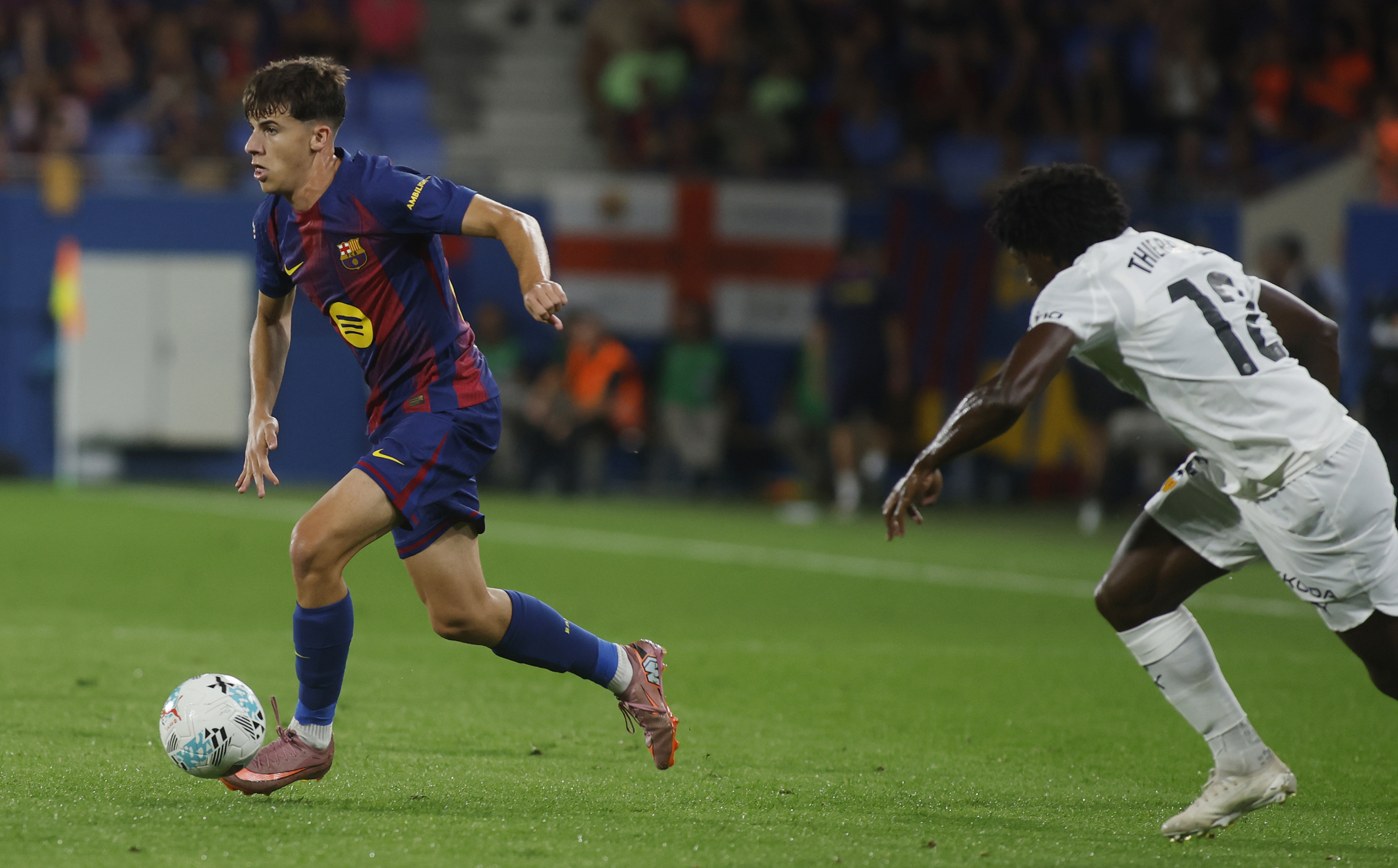 Jofre, en el partido ante el Valencia.
