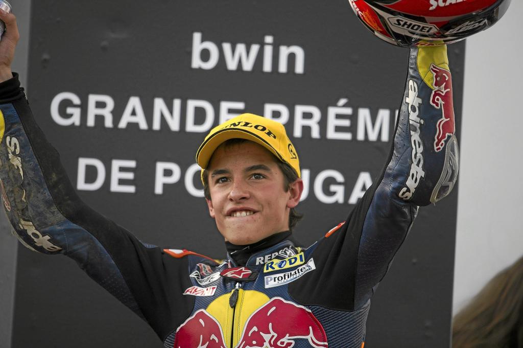 Márquez celebra.