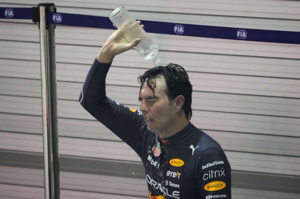 Pérez, tras la carrera de hace un par de cursos.