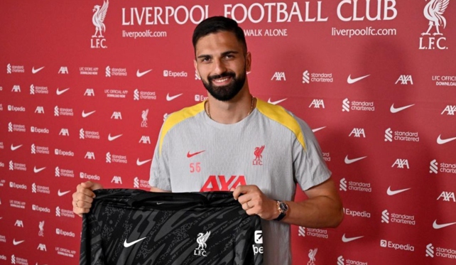 Mamardashvili en el Liverpool.