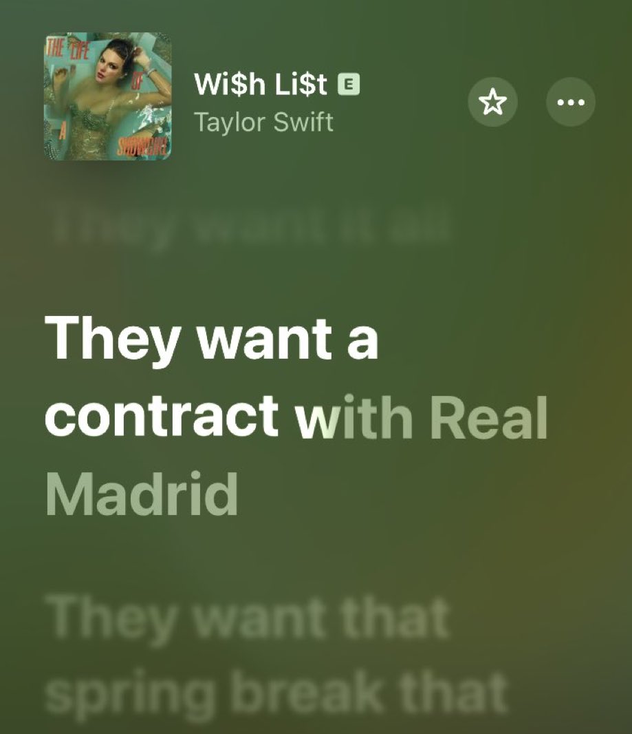 Taylor Swift envoie des fans de Crossover Real Madrid dans la frénésie