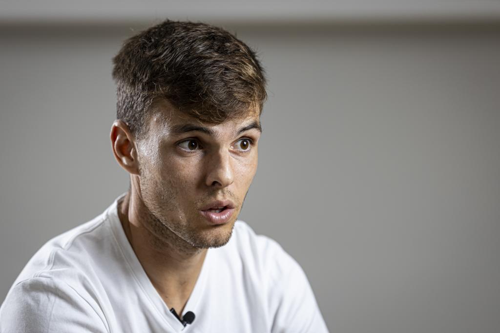 Febas, durante la entrevista.