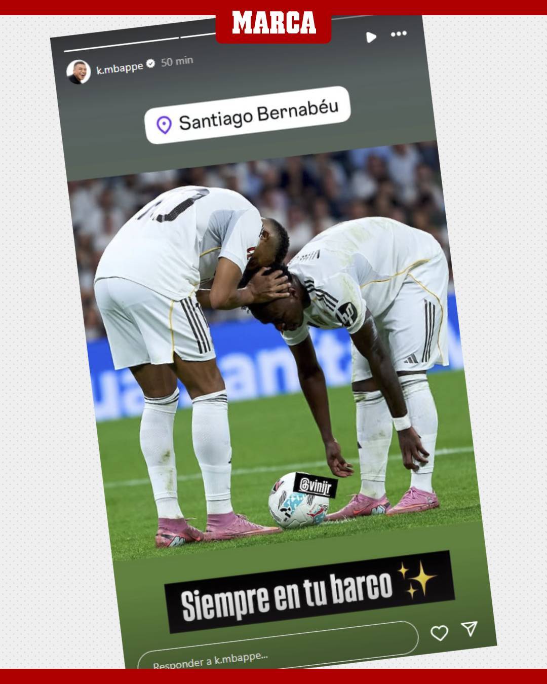 Story de Instagram de Mbappé