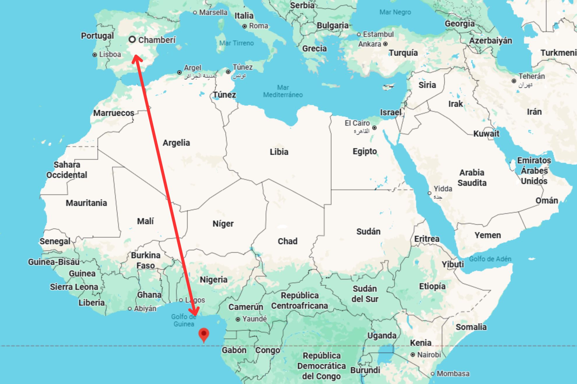 Los 5.000 km que separan el Distrito de Chamberí (Madrid) de Santo Tomé