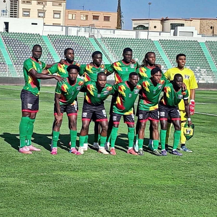 Yaniel Poza Bonfim, en Su Primer Partido Con Santo Tomé y Príncipe