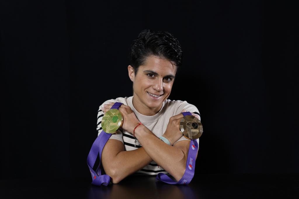 María Pérez, con sus oros de Tokio