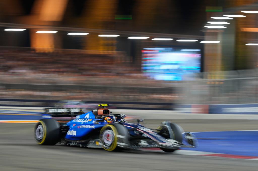 Carlos Sainz, en Singapur.