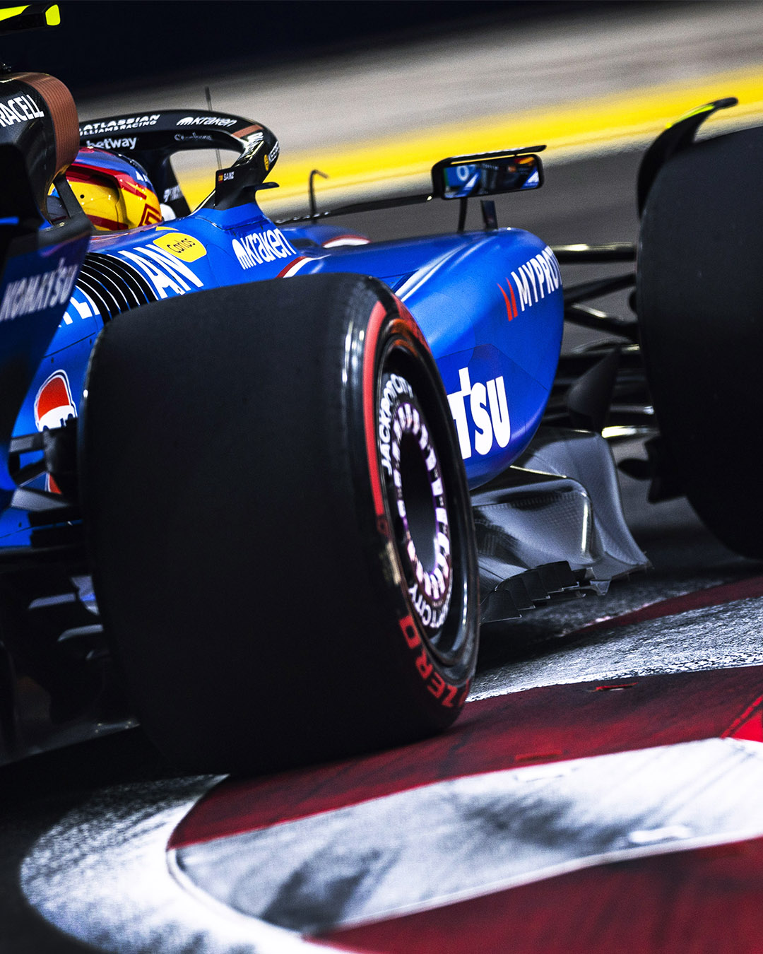 Sainz puntuó en Singapur en el último Gran Premio.