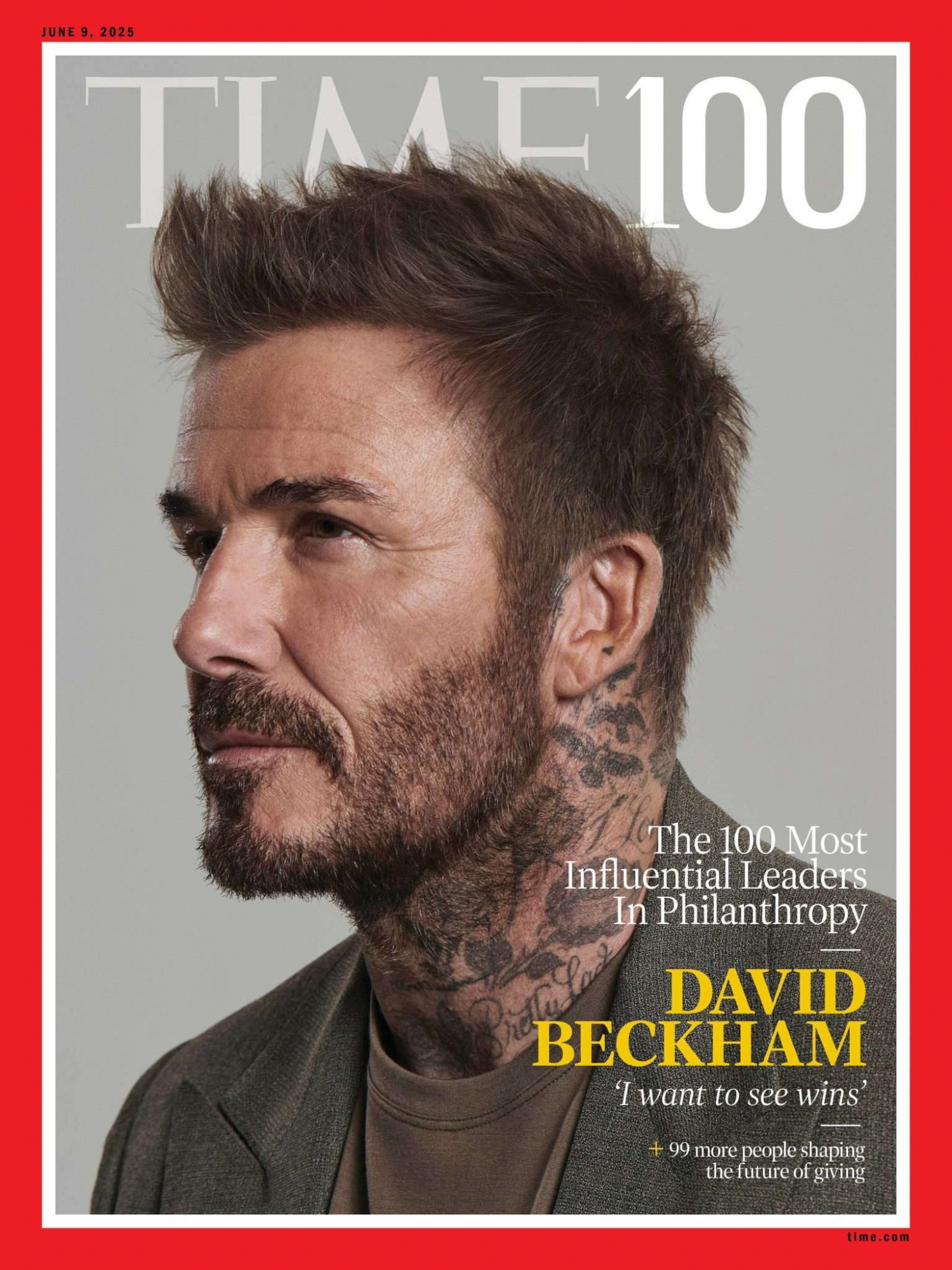Portada de mayo de Time con la lista de los 100 filántropos más influyentes del mundo.