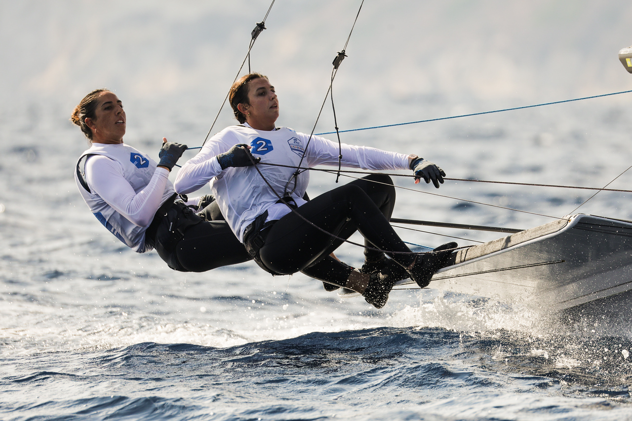 Paula Barceló y María Cantero, en la tercera jornada del Mundial en Cerdeña.