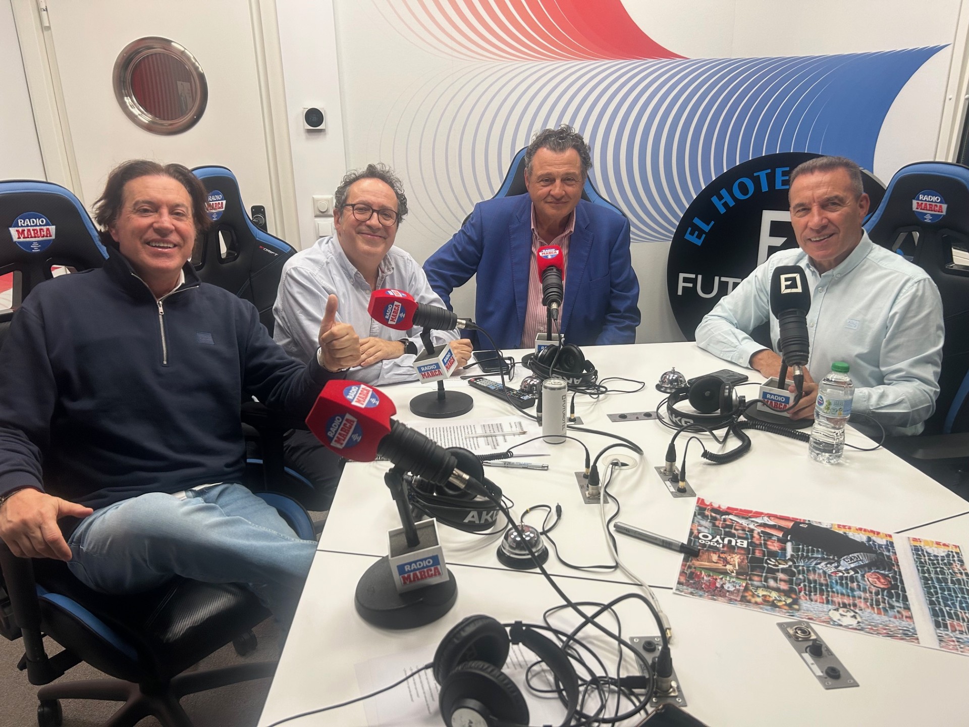 Paco Buyo durante una entrevista en Radio MARCA