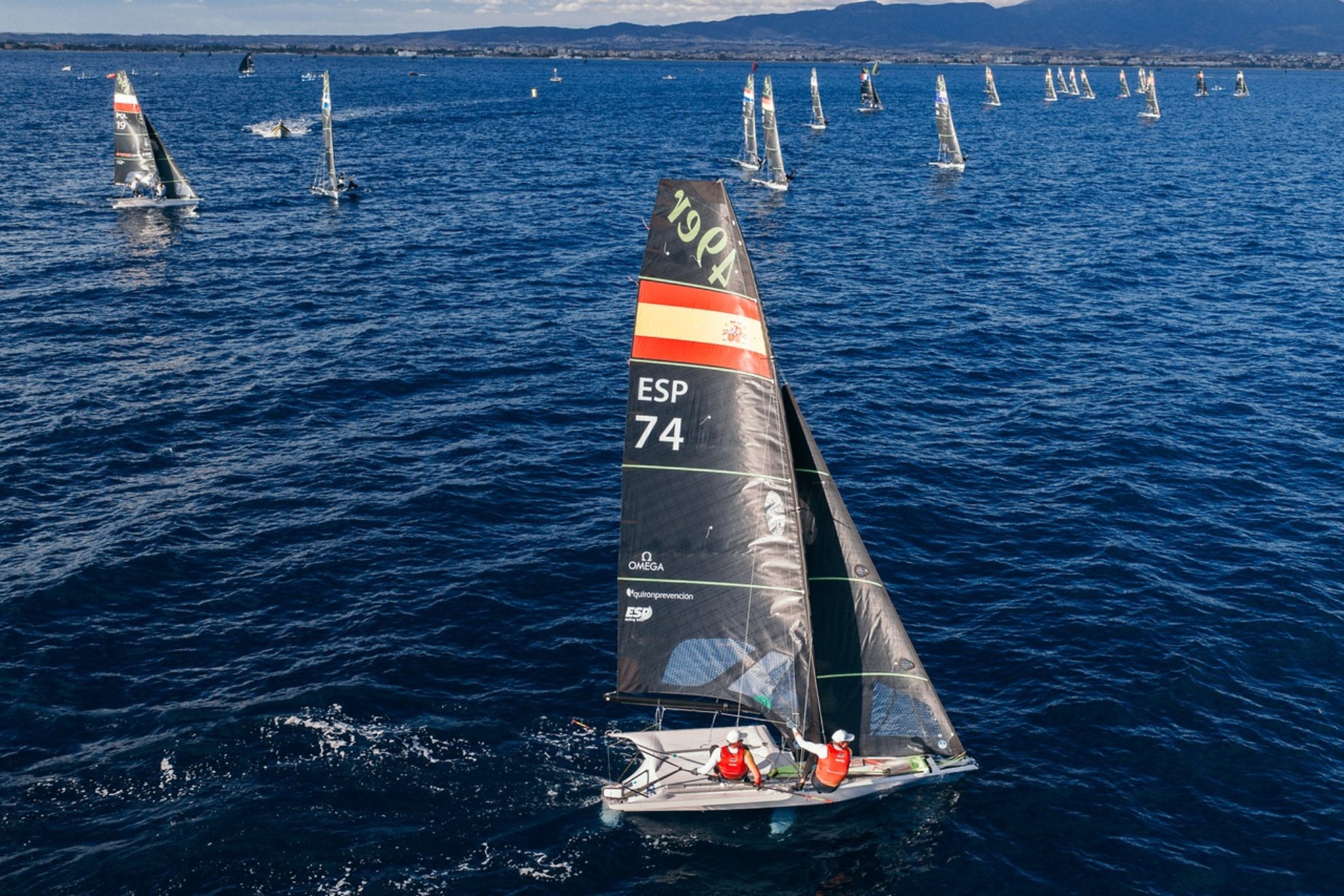 Botín y Trittel, en el Mundial de Cagliari.
