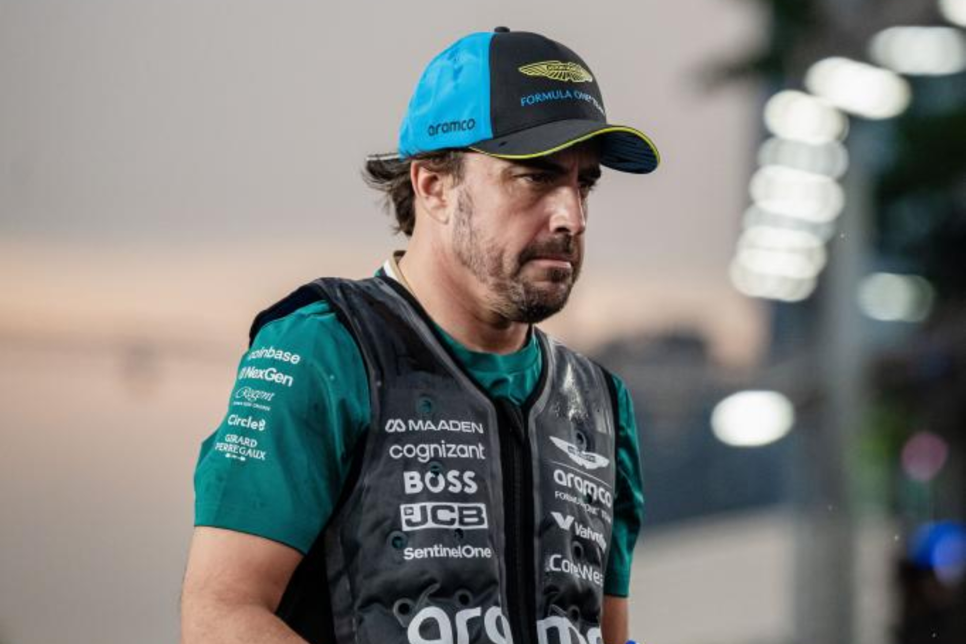 Alonso, antes del GP de Singapur.