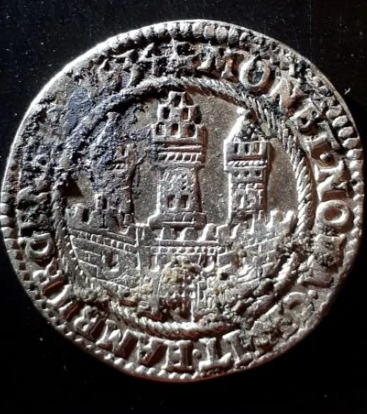A hoard of silver coins that lay hidden for 400 years under a