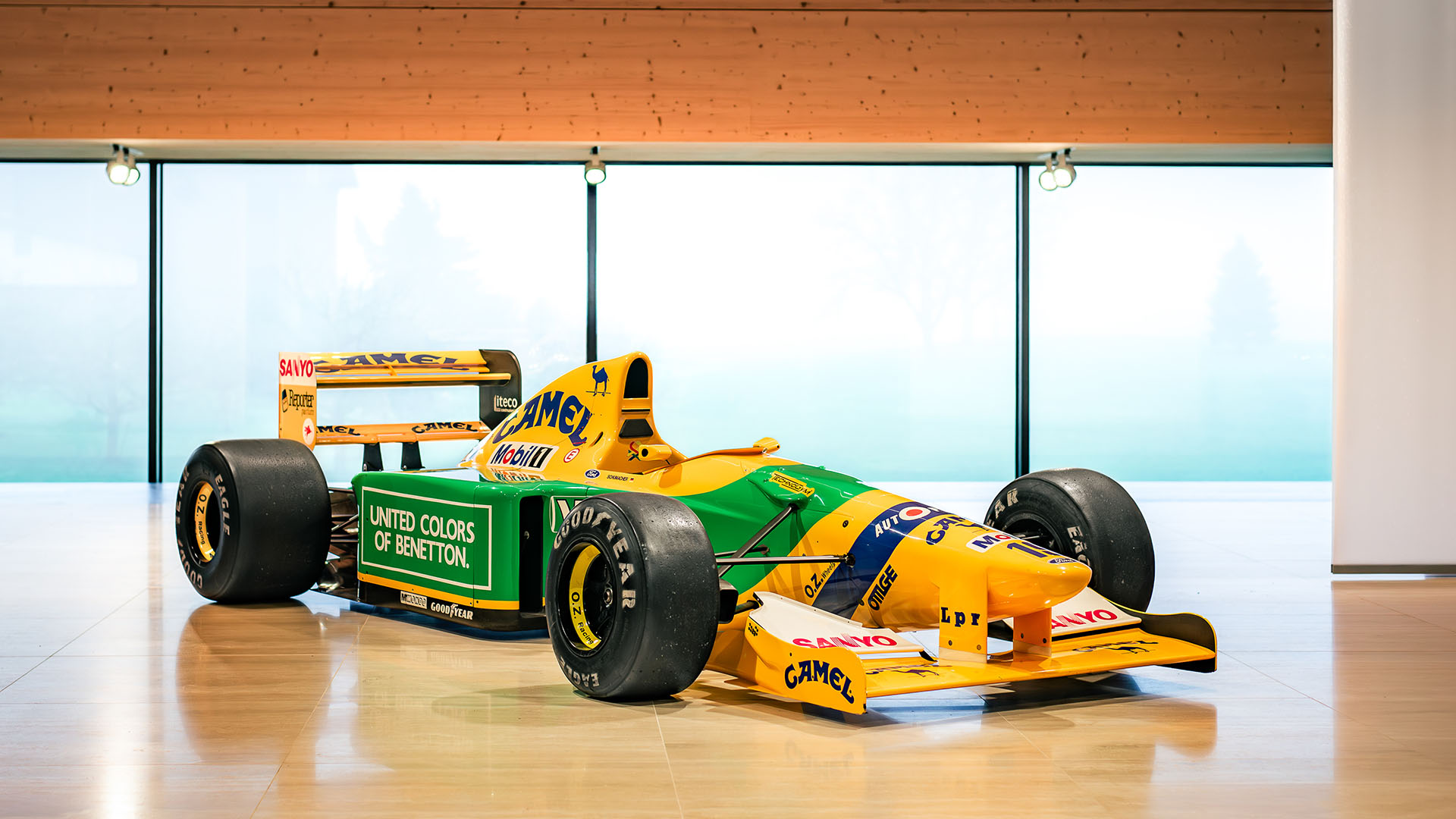 Benetton car in which Michael Schumacher achieved his first Formula 1 victory sold for a fortune