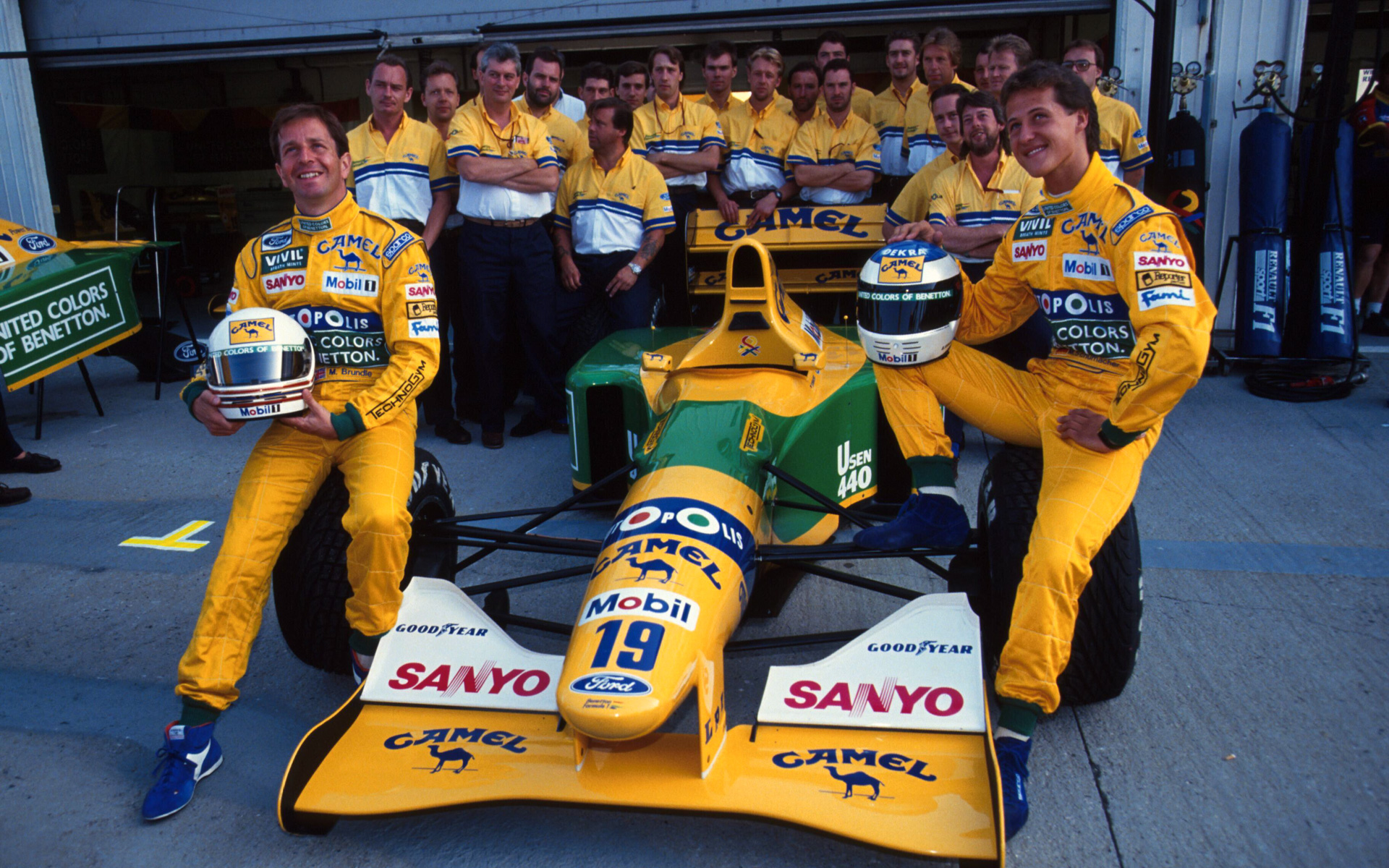 Benetton car in which Michael Schumacher achieved his first Formula 1 victory sold for a fortune